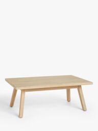 John Lewis Burford Rectangular Garden Coffee Table, FSC-Certified (Acacia Wood), Natural