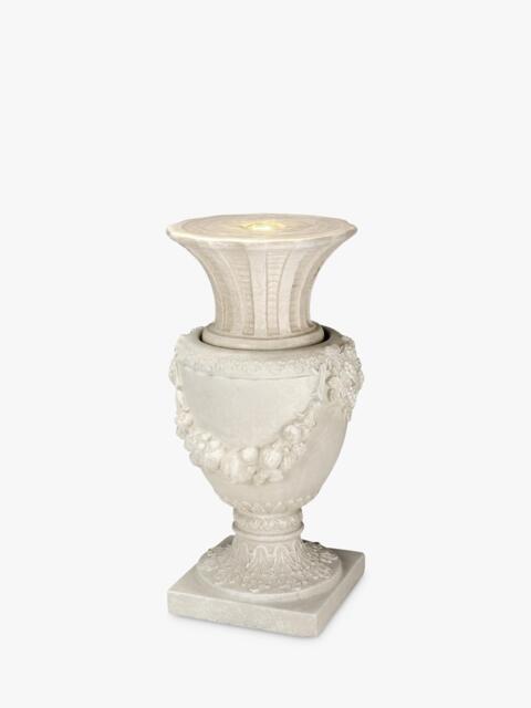 Kaemingk Geneve Vase Stone Effect LED Water Feature, Natural - image 1