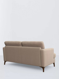 John Lewis Iona Large 3 Seater Sofa, Dark Leg, Easy Clean Chunky Chenille Natural - thumbnail 5