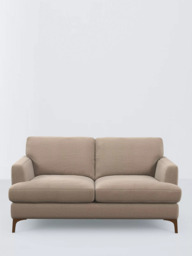 John Lewis Iona Large 3 Seater Sofa, Dark Leg, Easy Clean Chunky Chenille Natural - thumbnail 6
