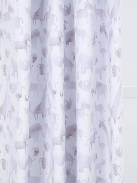 John Lewis Safari & Friends Pencil Pleat Pair 3 Pass Blackout Children's Curtains - image 1