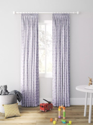 John Lewis Safari & Friends Pencil Pleat Pair 3 Pass Blackout Children's Curtains - thumbnail 3