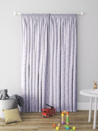 John Lewis Safari & Friends Pencil Pleat Pair 3 Pass Blackout Children's Curtains - thumbnail 4