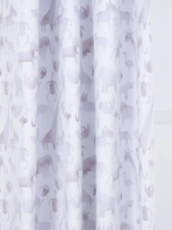 John Lewis Safari & Friends Pencil Pleat Pair 3 Pass Blackout Children's Curtains - thumbnail 1