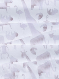 John Lewis Safari & Friends Pencil Pleat Pair 3 Pass Blackout Children's Curtains - thumbnail 6