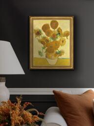 Brookpace Lascelles Vincent Van Gogh 'Sunflowers' Framed Canvas Print, 29 x 34cm - thumbnail 2