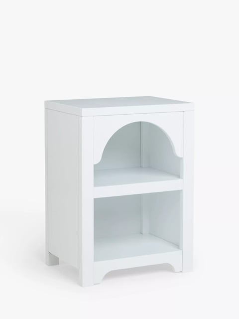 John Lewis Arc Nursery Bedside Table, White - image 1