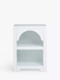 John Lewis Arc Nursery Bedside Table, White - thumbnail 2