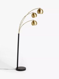 John Lewis Hector 3 Arm Arched Floor Lamp - thumbnail 2