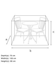 John Lewis Garden Bistro Table & Chairs Set Furniture Cover - thumbnail 6