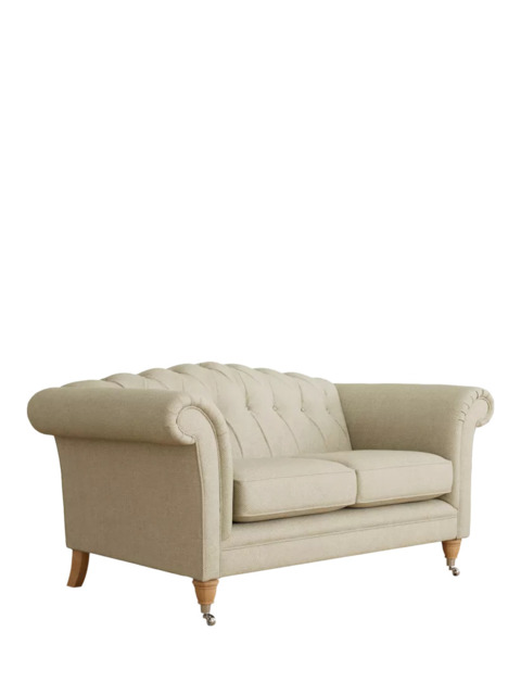 Laura Ashley Gloucester Small 2 Seater Sofa, Oak Leg - image 1
