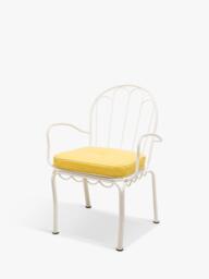 Business & Pleasure Co. Al Fresco Garden Dining Chair Cushion, Yellow - thumbnail 4