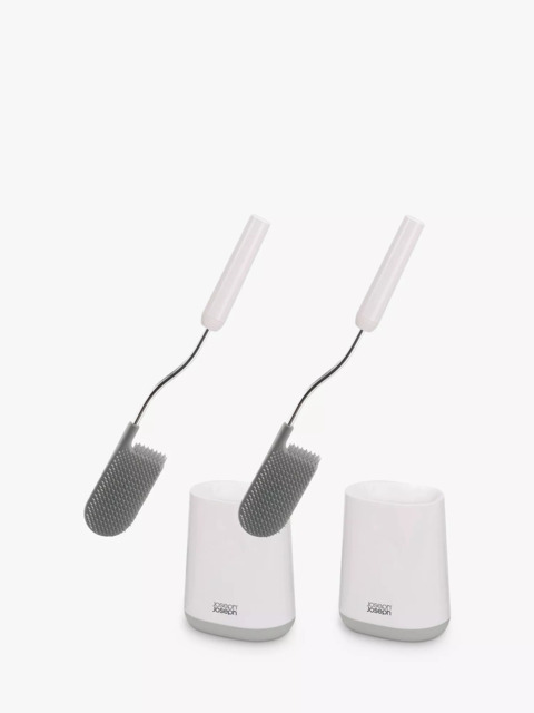 Joseph Joseph Flex Lite Toilet Brush, Pack of 2, Grey - image 1