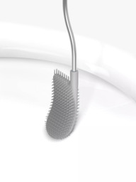 Joseph Joseph Flex Lite Toilet Brush, Pack of 2, Grey - thumbnail 2