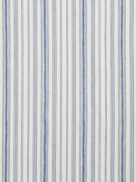 John Lewis Diderot Stripe Made to Measure Curtains or Roman Blind, French Blue