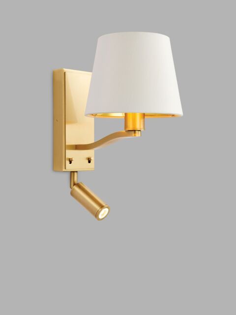 Bay Lighting Manor Spotlight/Wall Light, Satin Gold - image 1