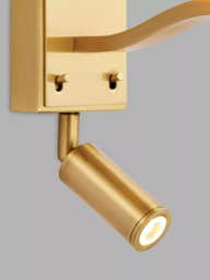 Bay Lighting Manor Spotlight/Wall Light, Satin Gold - thumbnail 3