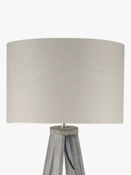 Pacific Whitby Wooden Table Lamp, Grey - thumbnail 3