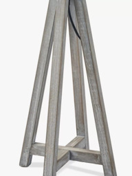 Pacific Whitby Wooden Table Lamp, Grey - thumbnail 2