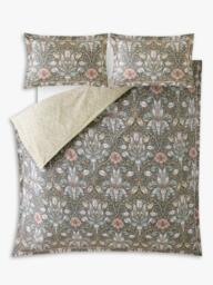 William Morris At Home Spring Thicket Reversible 250 Thread Count Duvet Cover Set - thumbnail 5