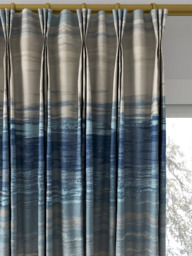 Harlequin Chroma Made to Measure Curtains or Roman Blind, Indigo/Parchment/Sky - thumbnail 6