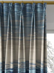 Harlequin Chroma Made to Measure Curtains or Roman Blind, Indigo/Parchment/Sky - thumbnail 4