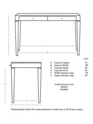 Swoon Bjorn Desk, Dark Brown - thumbnail 5