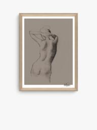 Brookpace Lascelles Anna Bulow 'Ease' Limited Edition Framed Print & Mount, 75 x 55cm, Natural