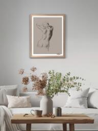 Brookpace Lascelles Anna Bulow 'Ease' Limited Edition Framed Print & Mount, 75 x 55cm, Natural - thumbnail 3