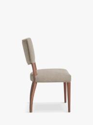 John Lewis Parisian Dining Chair, Smoked Oak Leg, Mohair Cress - thumbnail 5
