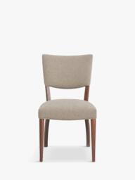 John Lewis Parisian Dining Chair, Smoked Oak Leg, Mohair Cress - thumbnail 4