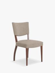 John Lewis Parisian Dining Chair, Smoked Oak Leg, Mohair Cress