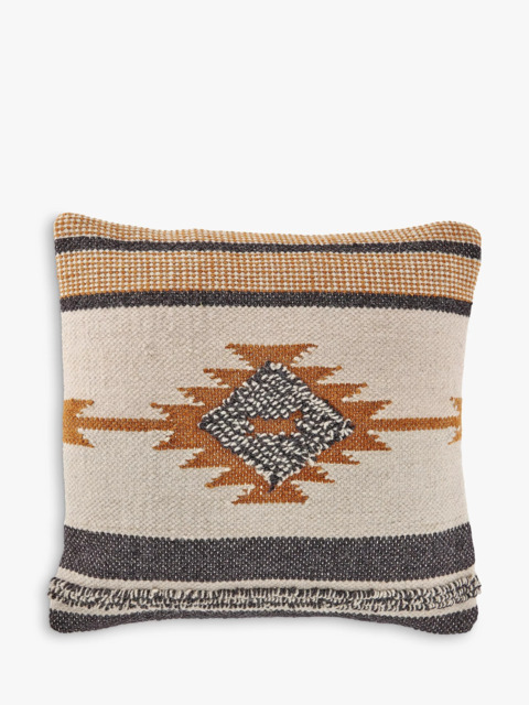 nkuku Tussi Mara Cushion Cover, Mustard/Grey - image 1