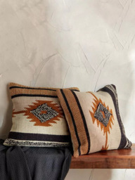 nkuku Tussi Mara Cushion Cover, Mustard/Grey - thumbnail 2