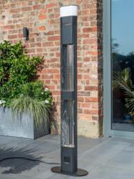 KETTLER Kalos Ibiza 3000W Floor Standing Patio Heater with LED Light & Wireless Speaker - thumbnail 2