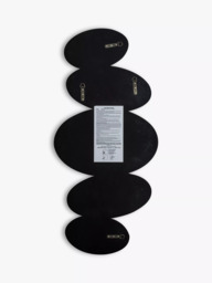 Gallery Direct Pebble Stack Abstract Wall Mirror, 118 x 54cm, Black - thumbnail 4