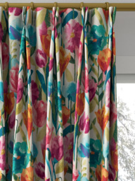Harlequin Verdaccio Made to Measure Curtains or Roman Blind, Turquoise/Lime - thumbnail 4