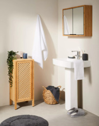 John Lewis Chevron Double Mirrored Bathroom Cabinet - thumbnail 2