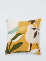 John Lewis Floral Crop Embroidered Cushion