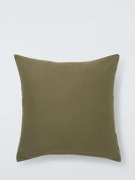 John Lewis Floral Crop Embroidered Cushion - thumbnail 2