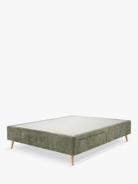 Silentnight Non-Sprung Upholstered  2 Drawer Slimline Divan Base, Double - image 1