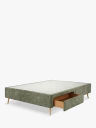Silentnight Non-Sprung Upholstered  2 Drawer Slimline Divan Base, Double - thumbnail 2