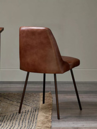 nkuku Harsha Leather Dining Chair - thumbnail 5