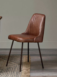 nkuku Harsha Leather Dining Chair - thumbnail 3