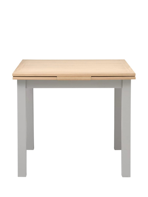 Cotswold Company Chester Square Extending Dining Table, Dove Grey