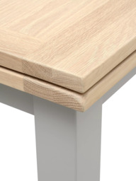 Cotswold Company Chester Square Extending Dining Table, Dove Grey - thumbnail 4