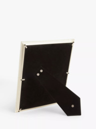 John Lewis Ribbed Photo Frame, Silver Plated - thumbnail 3