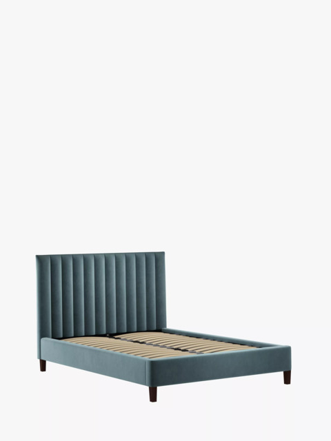 John Lewis Fluted Upholstered Bed Frame, King Size