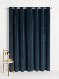 John Lewis Velvet Pair Lined Eyelet Curtains - thumbnail 5