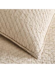 West Elm Reflections Matelassé Quilted Bedspread, Sand - thumbnail 5